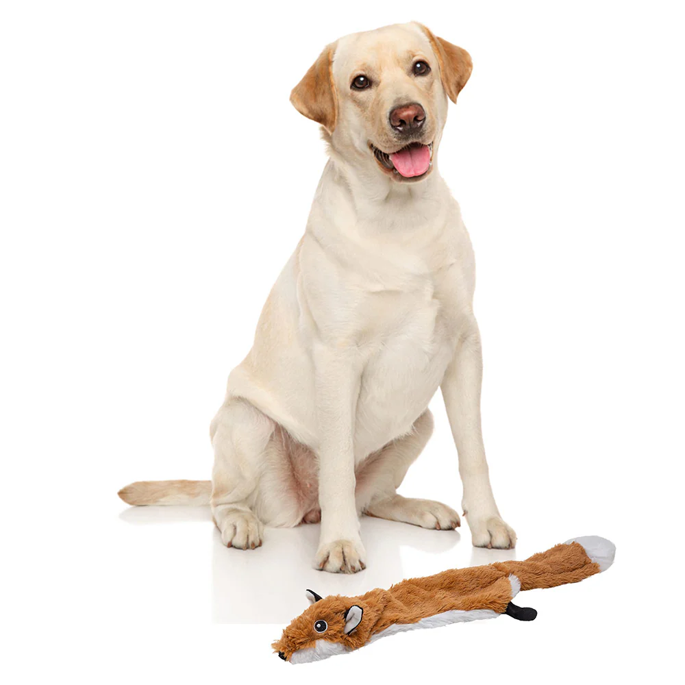 FOFOS Fox Skinneez Stuffless Crinkle Dog Toy - Image 6