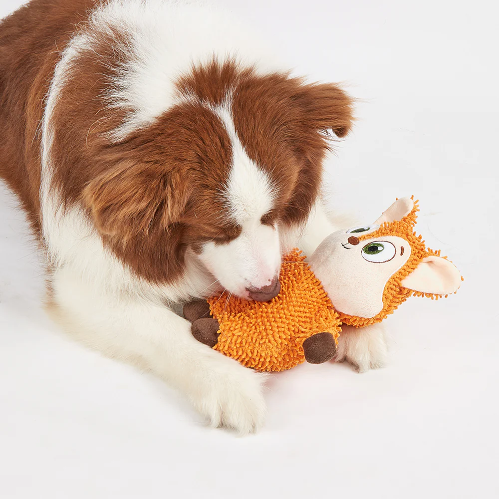 FOFOS Fox Tough Squeaky Dog Toy - Image 3