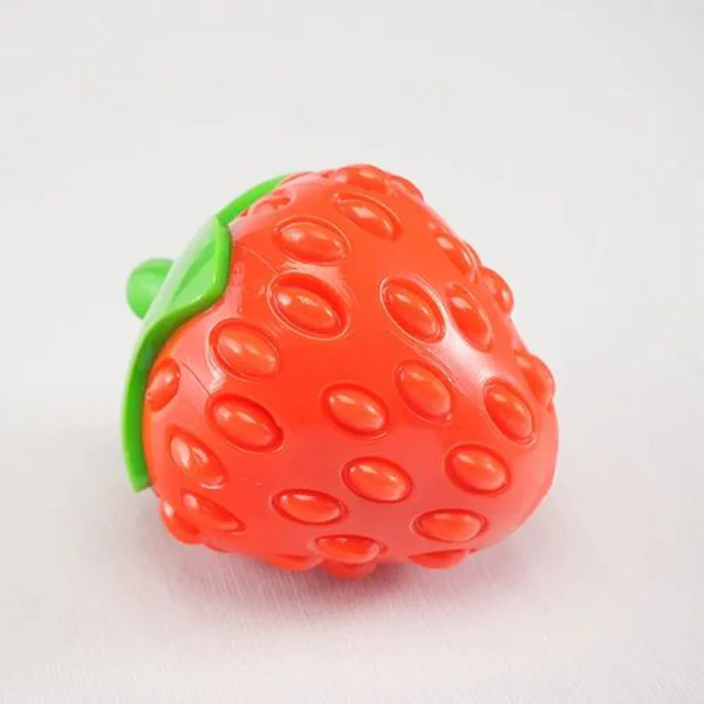 FOFOS Fruity-Bites Silence & Strawberry Strong TPR Puppy Dog Chew Toy - Image 3