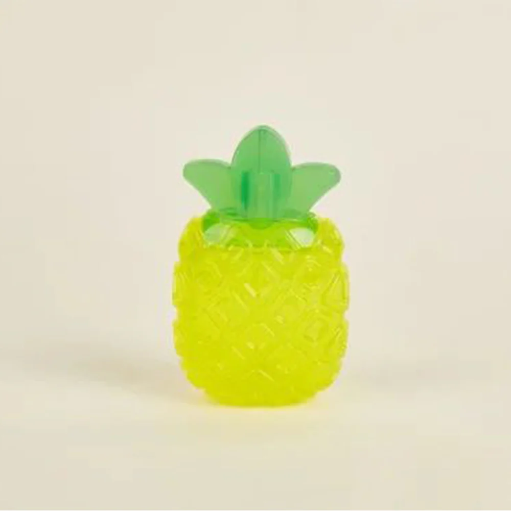 FOFOS Fruity-Bites Jelly Pineapple Strong TPR Squeaky Puppy Dog Chew Toy - Image 2