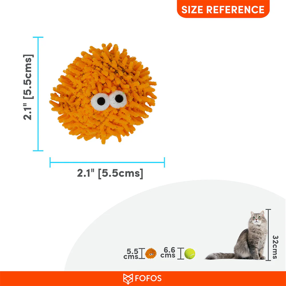 FOFOS Geek Ball Cat Toy 1pc - Random Color - Image 2