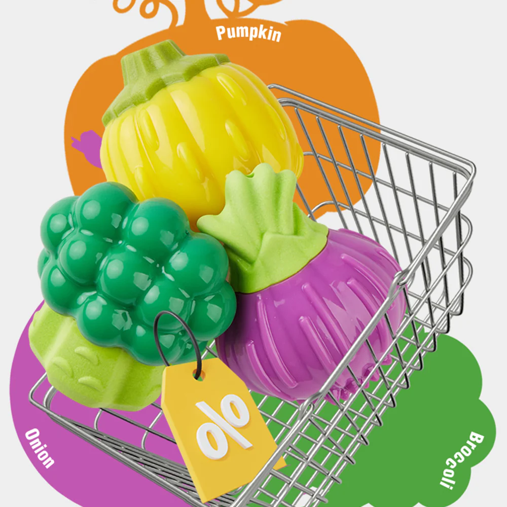 FOFOS Giggling Vegi-Bites Dog Toy - Broccoli - Image 9