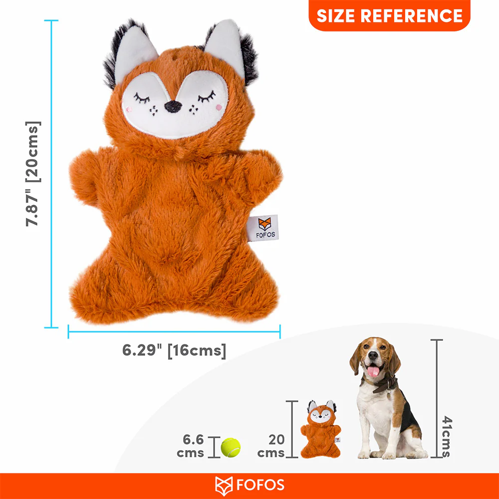 FOFOS Glove Bear Plush Crinkle Dog Toy - Image 4