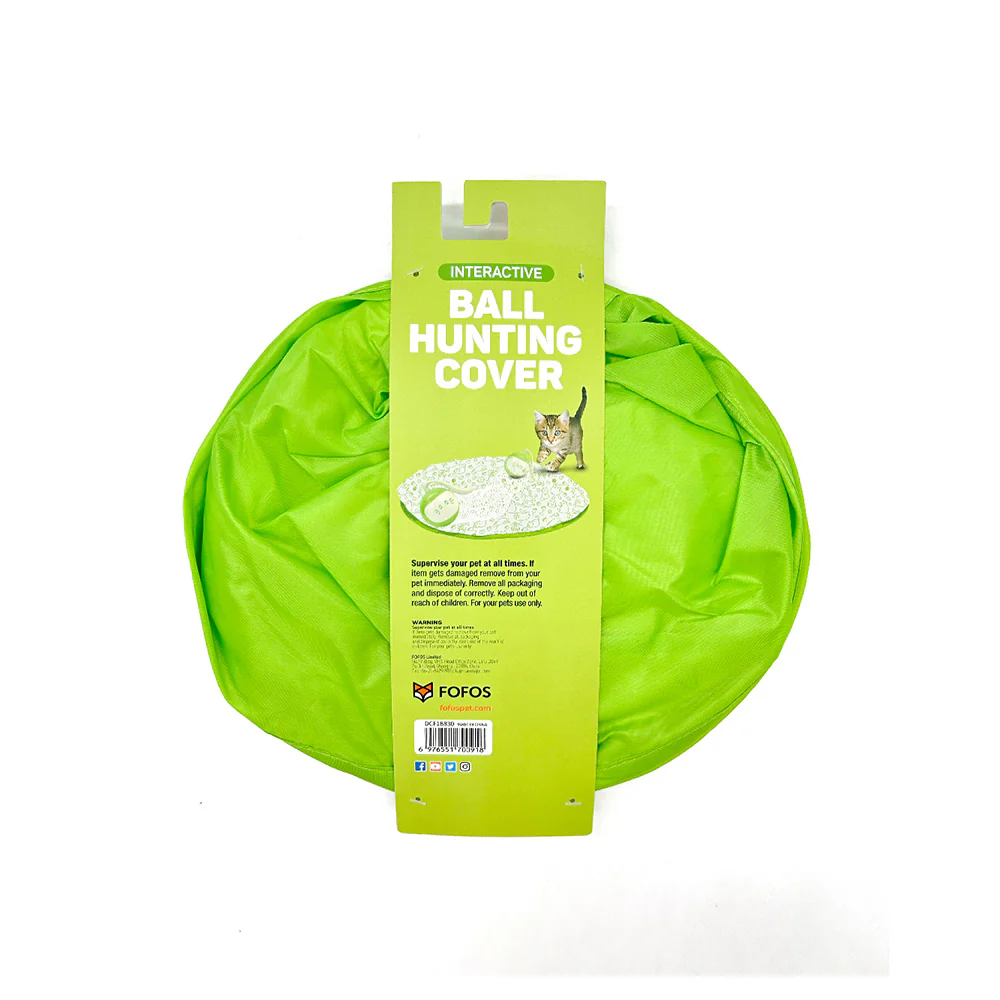 FOFOS Green Ball Hunting Cover Cat Toy - No Ball - Image 2