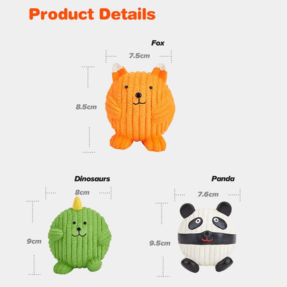 FOFOS Latex Ball Squeaky Dog Toy - Image 7