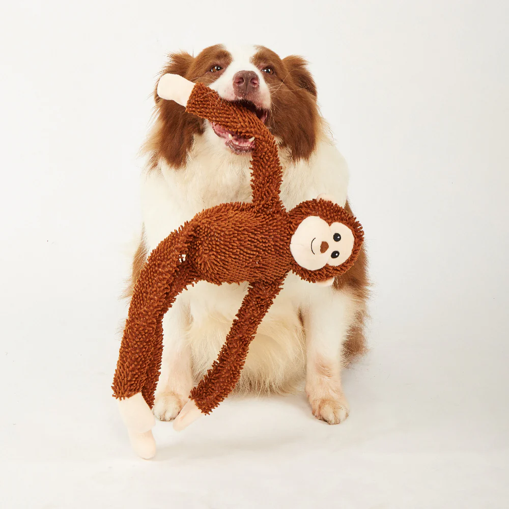FOFOS Monkey Tough Long Body Dog Toy - Image 3