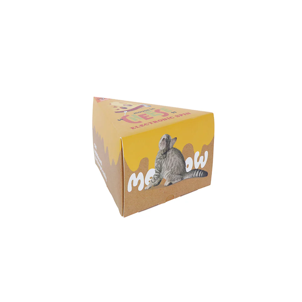 FOFOS Mouse In Cheese Electronic Spin Cat Toy - Image 4