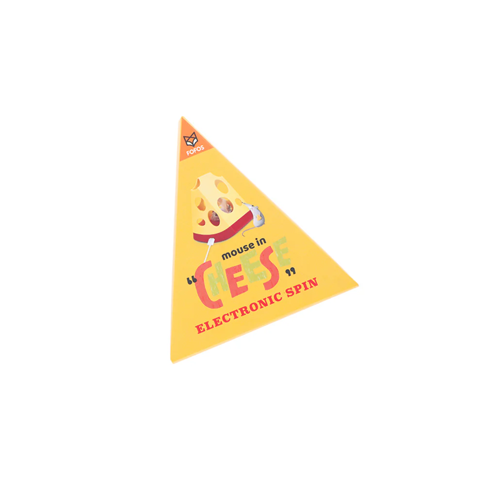 FOFOS Mouse In Cheese Electronic Spin Cat Toy - Image 5