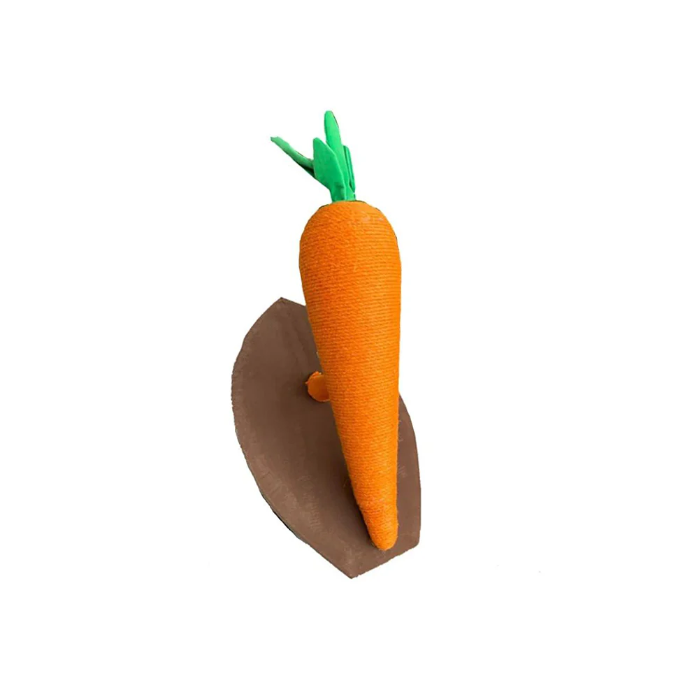 FOFOS Playtime Carrot Large Cat Scratcher