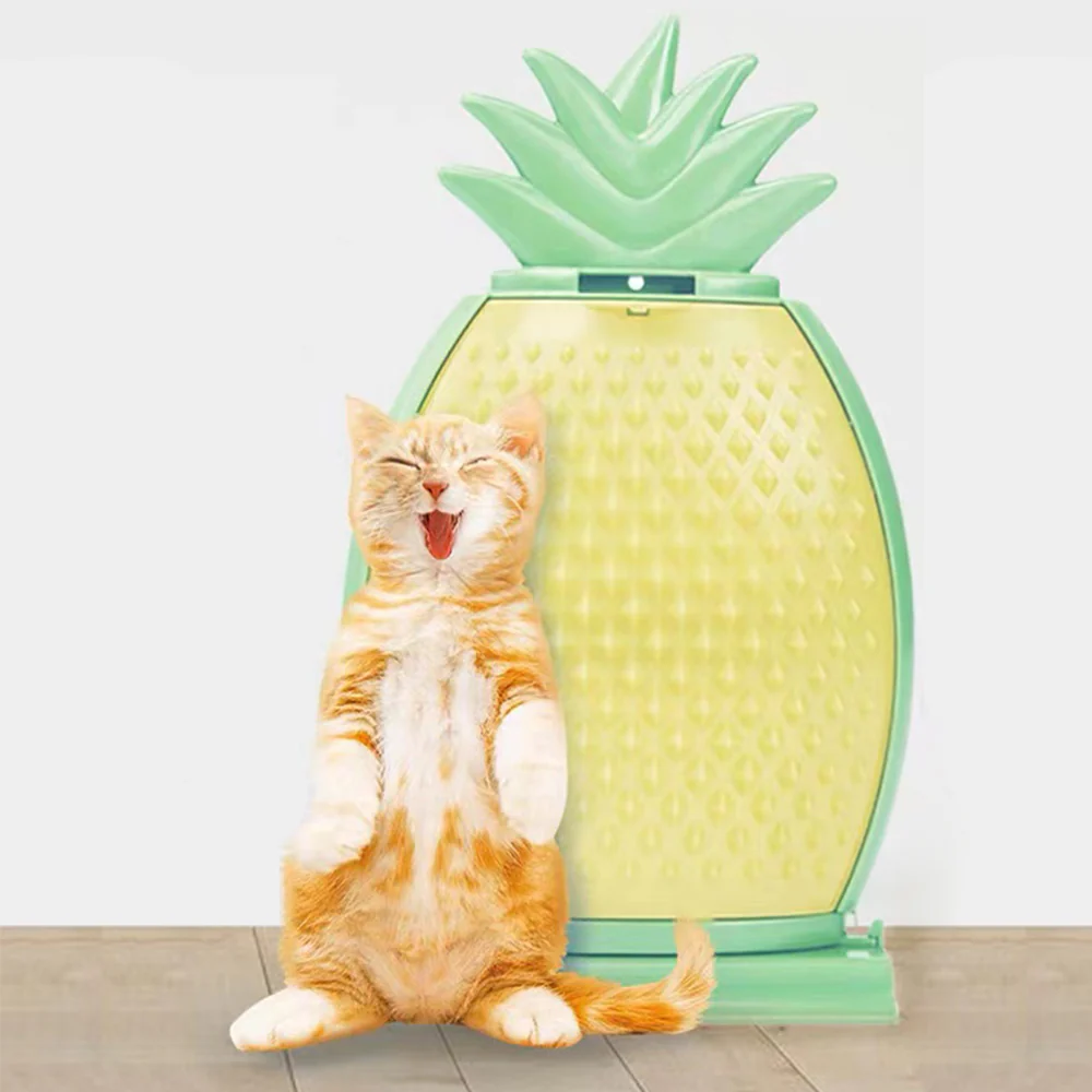 FOFOS Playtime Pineapple Kitty Comber Cat Self Groomer - Image 2