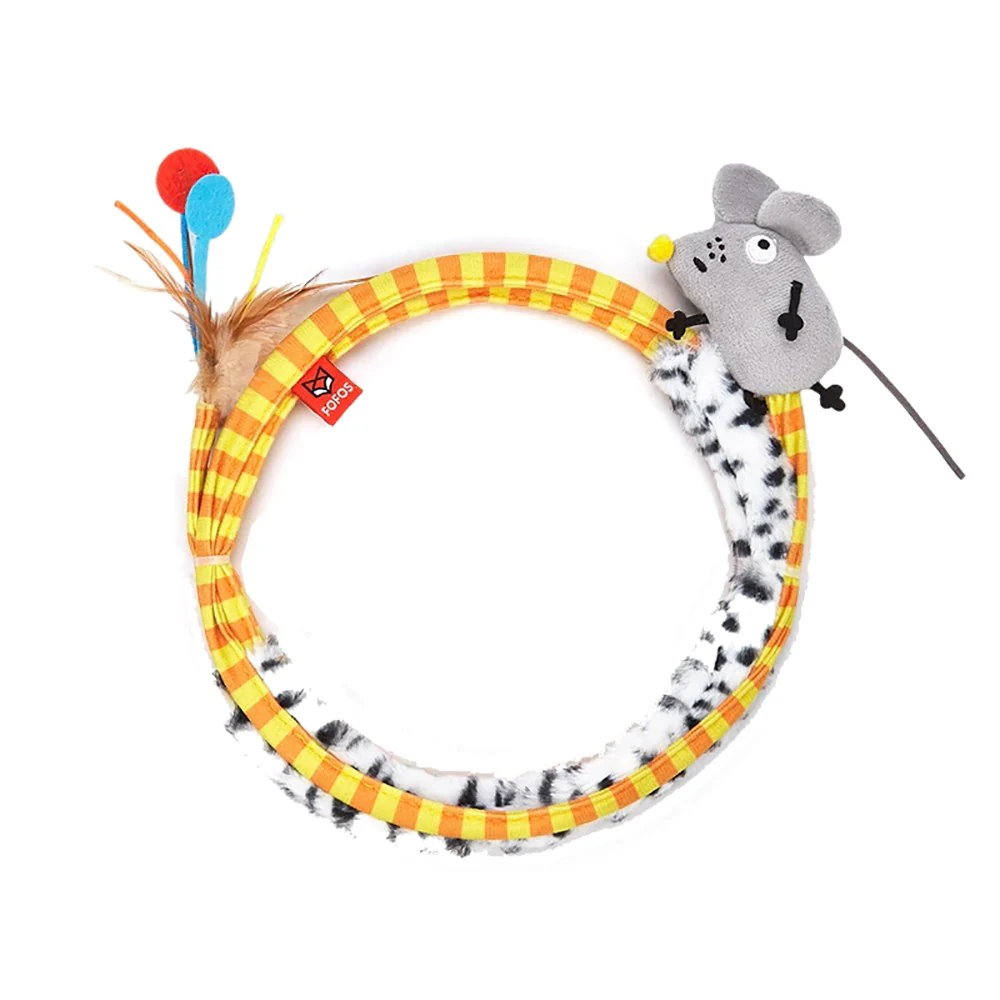 FOFOS Safari Spiral Tunnel Cat Toy - Image 2