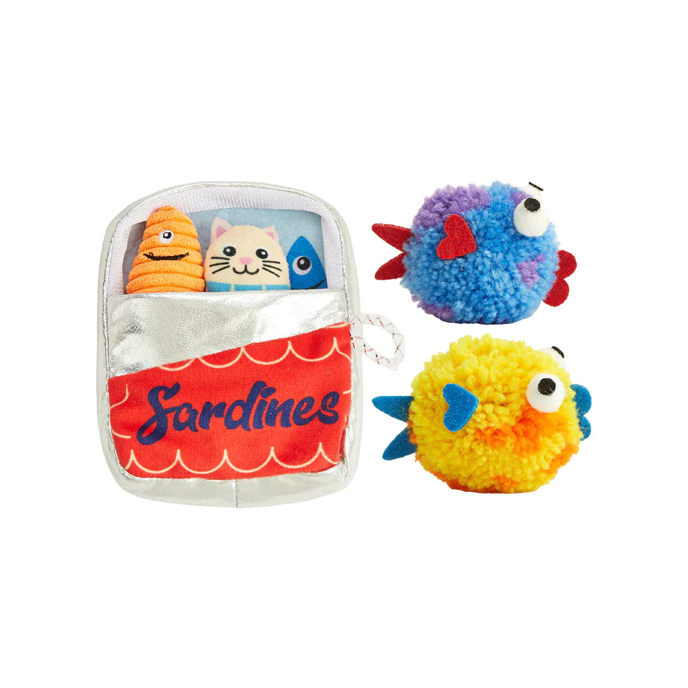 FOFOS Sardine Catnip Cat Toy - 5pcs