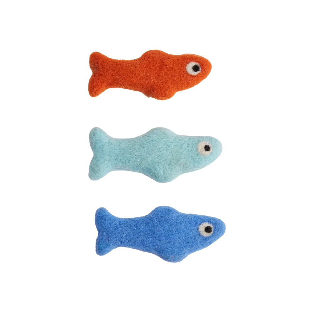 FOFOS Sardine Catnip Cat Toy - No.2 Fish 3pcs