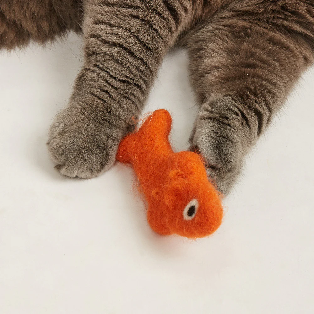 FOFOS Sardine Catnip Cat Toy - No.2 Fish 3pcs - Image 3
