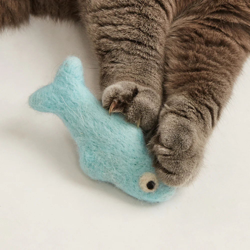 FOFOS Sardine Catnip Cat Toy - No.2 Fish 3pcs - Image 4