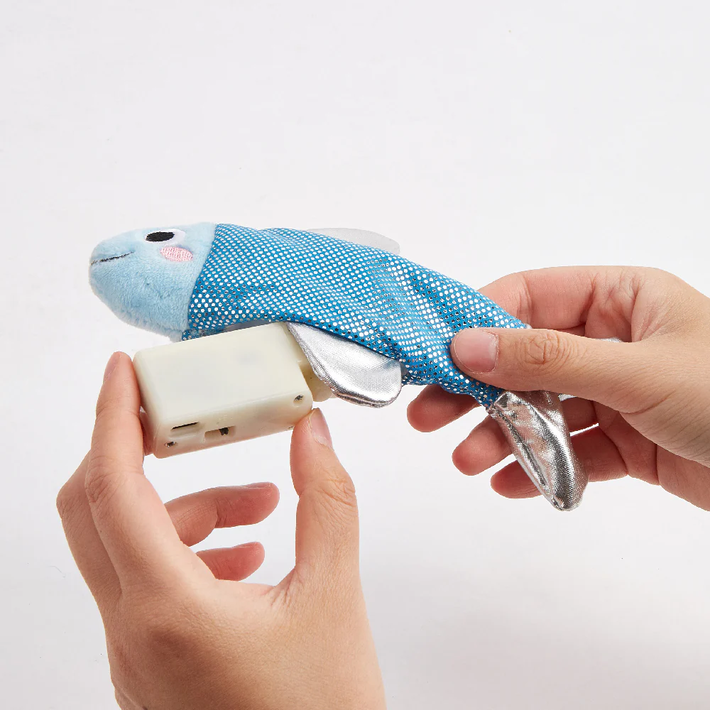 FOFOS Sardine Dancing Fish Cat Toy - USB Charging - Image 7