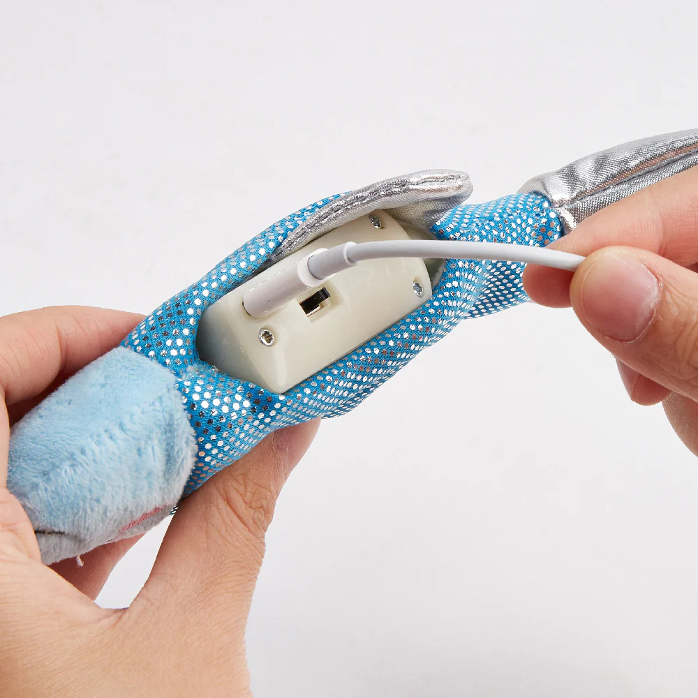 FOFOS Sardine Dancing Fish Cat Toy - USB Charging - Image 9