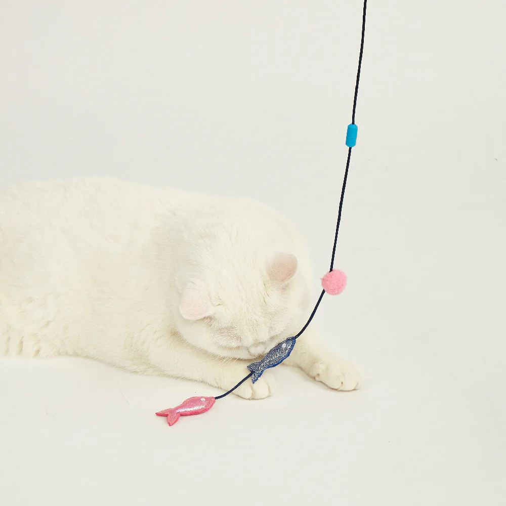 FOFOS Sardine Wand Cat Toy 2pcs - Image 2
