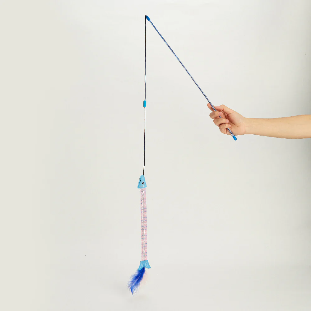 FOFOS Sardine Wand Cat Toy 2pcs - Image 5