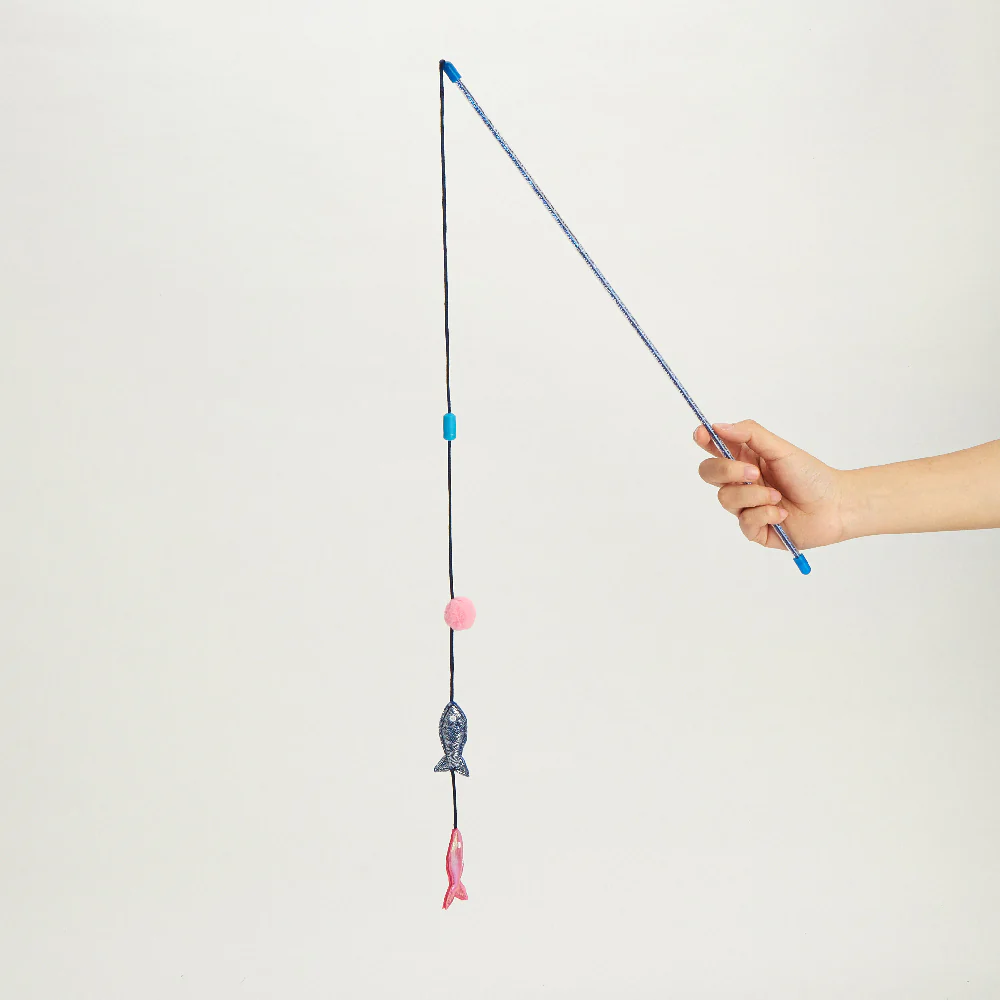 FOFOS Sardine Wand Cat Toy 2pcs - Image 6
