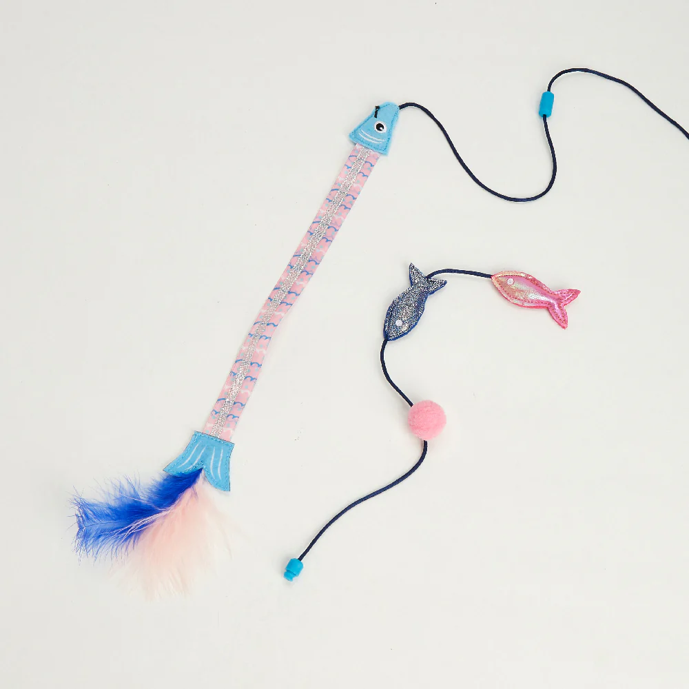 FOFOS Sardine Wand Cat Toy 2pcs - Image 7