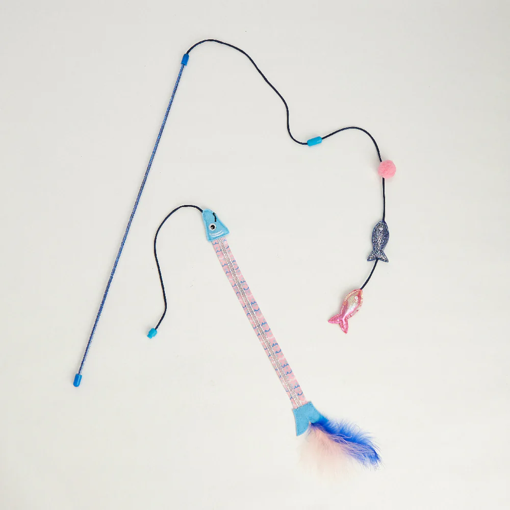 FOFOS Sardine Wand Cat Toy 2pcs - Image 8