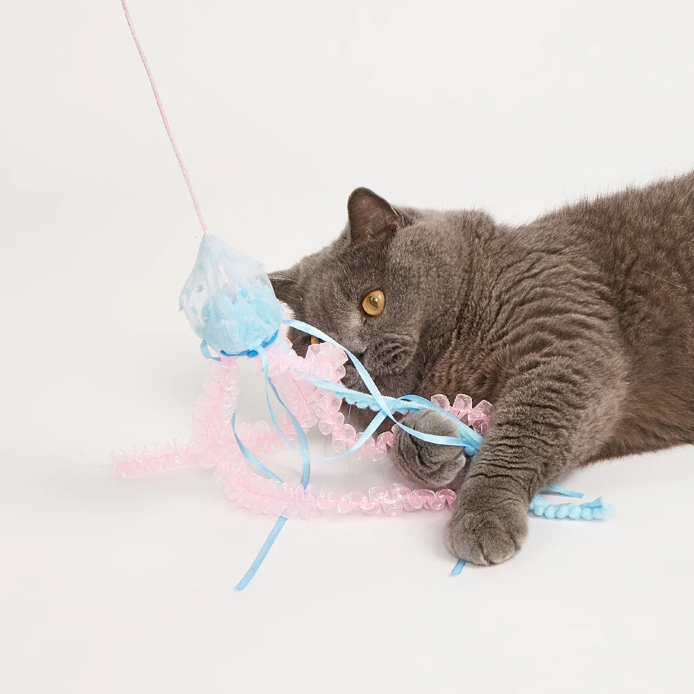 FOFOS Sealife Wand Catnip Cat Toy 4pcs - Image 3