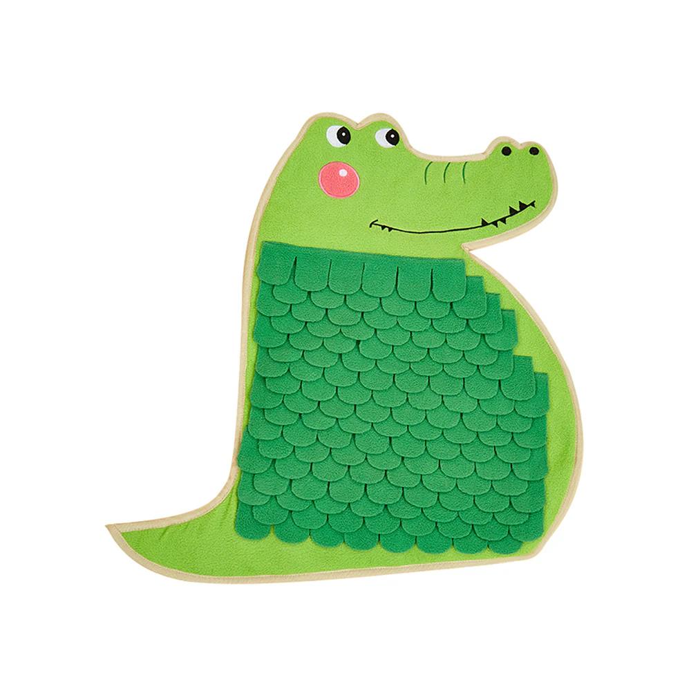 FOFOS Sniffing Mat Crocodile Treat Puzzle Dog Toy - Image 4