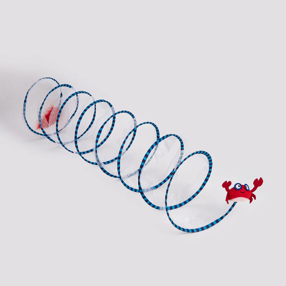 FOFOS Summer Crab Cat Tunnel Cat Toy - 110cm - Image 6