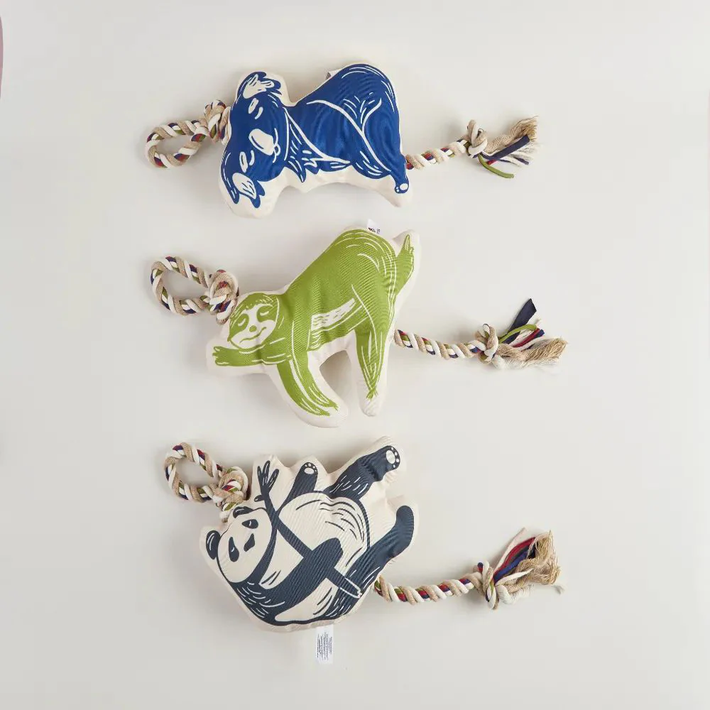 FOFOS Teething Flossy Rope With Koala Dog Toy - Image 3
