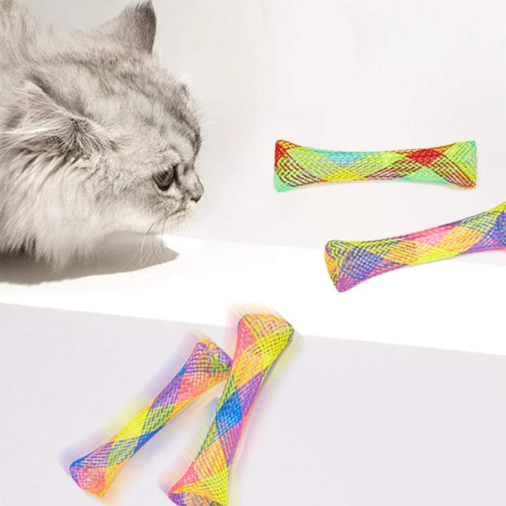 FOFOS Tube Spring Cat Toy 3pk - Image 6