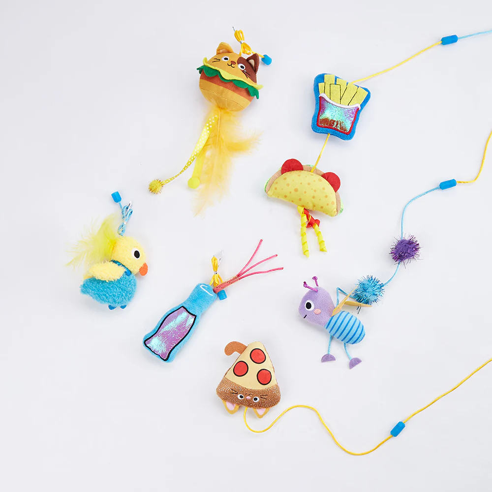 FOFOS Wand Replaceable Cat Toy - Let's Fly Together - Image 6