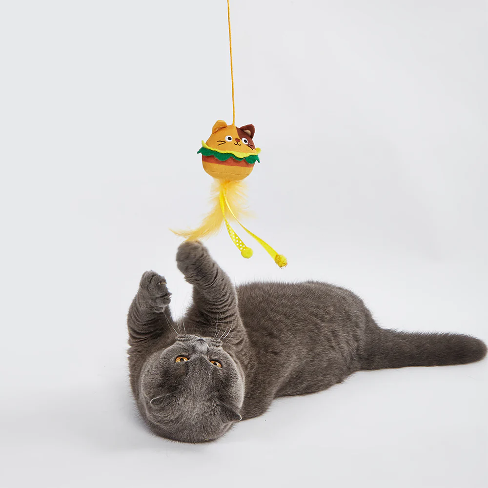 FOFOS Wand Replaceable Cat Toy - Meow Fast Food - Image 2