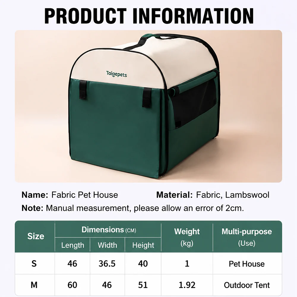 Foldable Pet Car Travel Crate | Portable Carrier for Cats & Dogs - Image 13