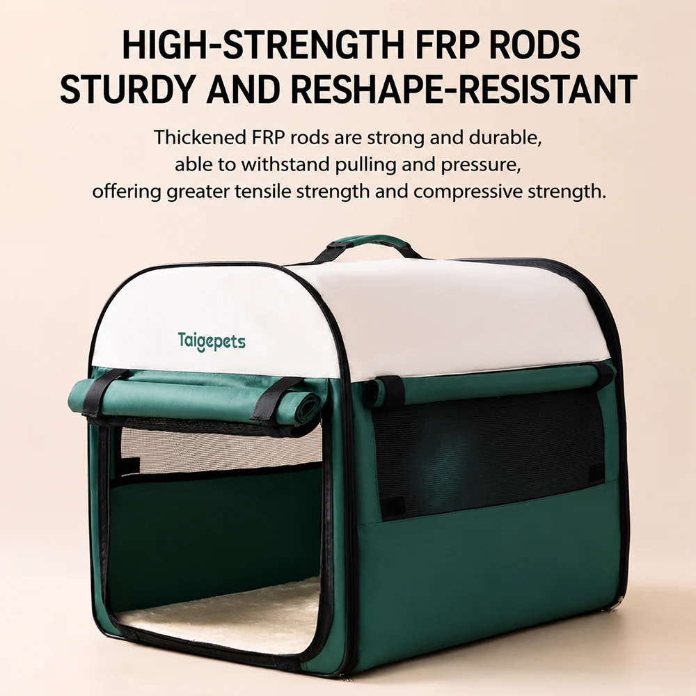 Foldable Pet Car Travel Crate | Portable Carrier for Cats & Dogs - Image 4
