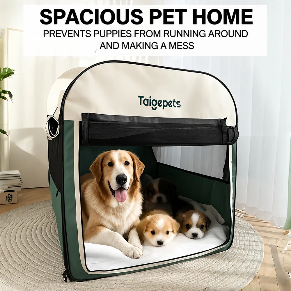 Foldable Pet Car Travel Crate | Portable Carrier for Cats & Dogs - Image 9
