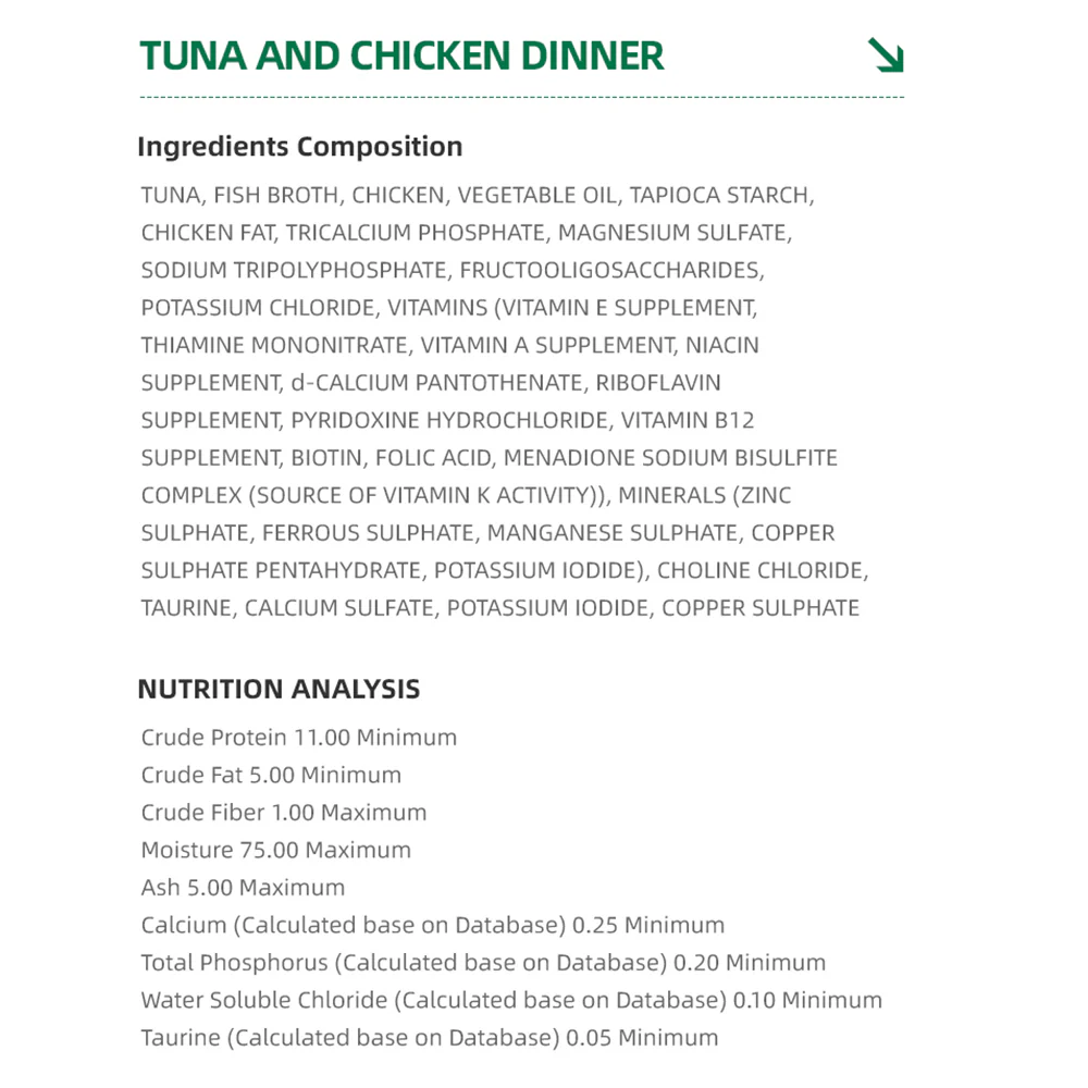 FOOD CHAIN Tuna & Chicken Recipe Wet Cat Food - Image 8