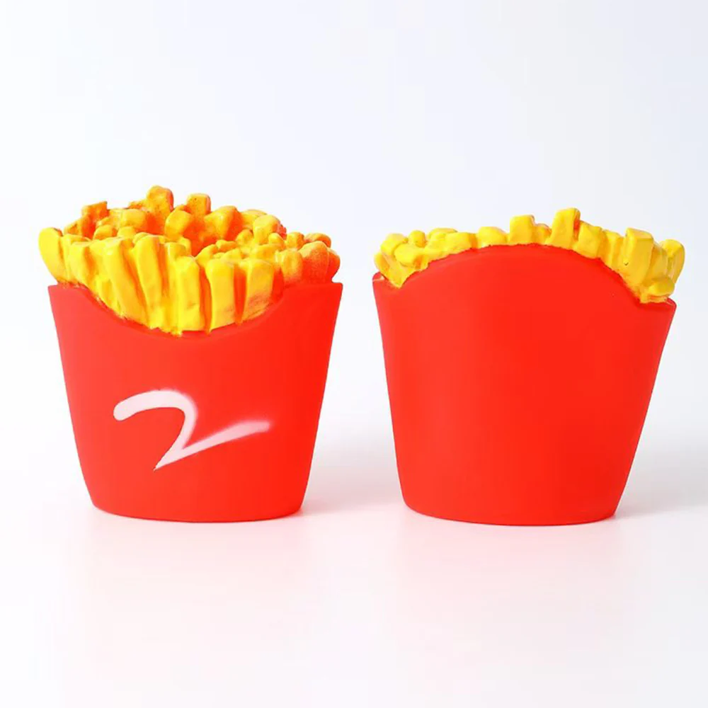 Funny PVC French Fries Squeaky Dog Chew Toy - Image 4