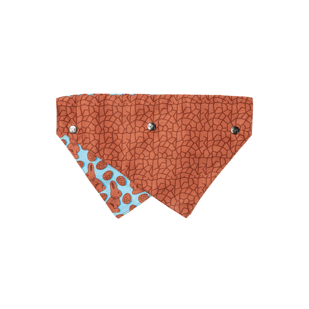 FUZZYARD Chocolate Bunny Bandana for Small & Medium Dogs - Image 2