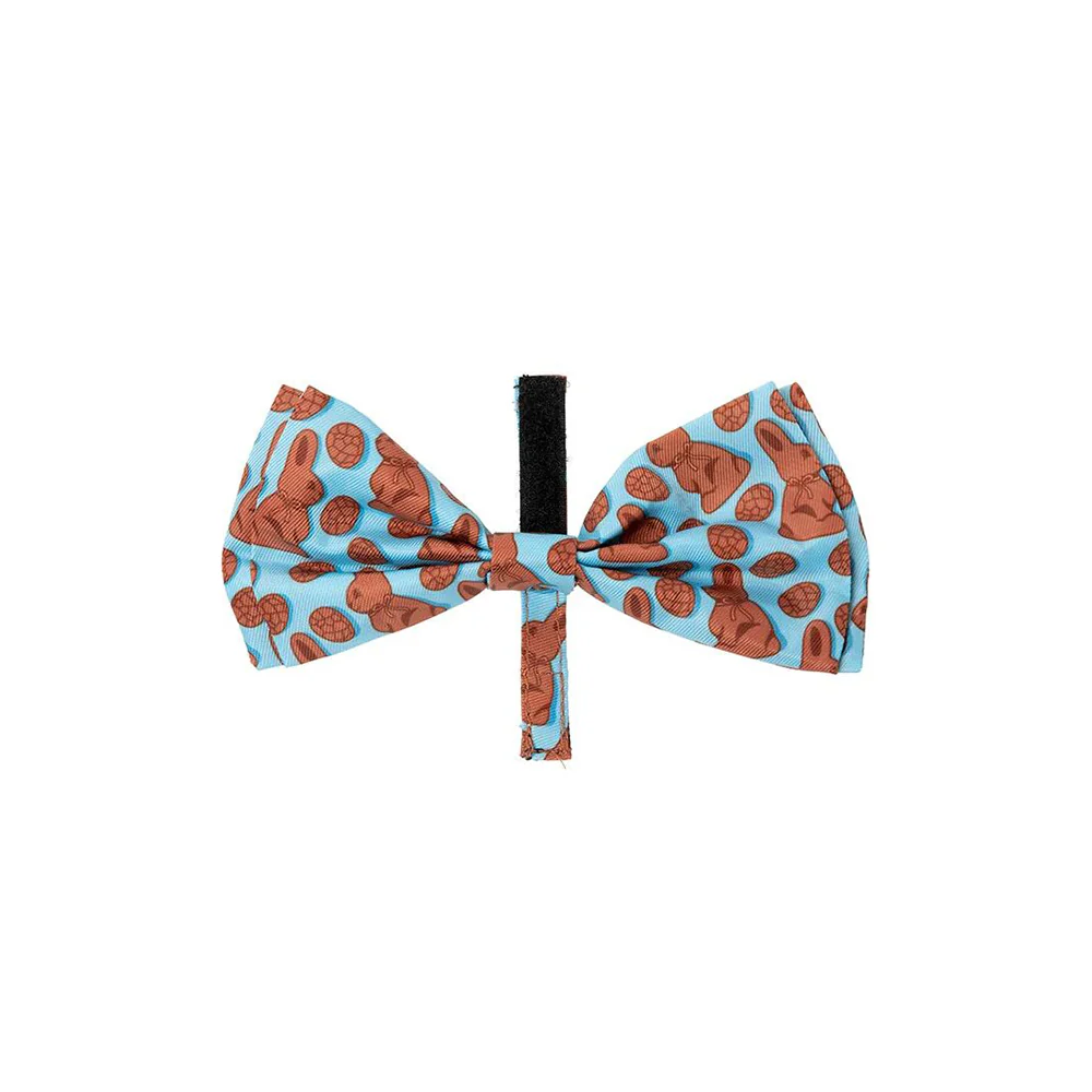 FUZZYARD Chocolate Bunny Dog Bowtie Small for Dogs