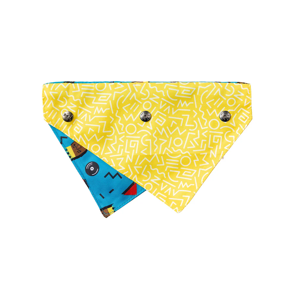 FUZZYARD Kings Of Gold School Bandana for Medium and Large Dogs - Image 2