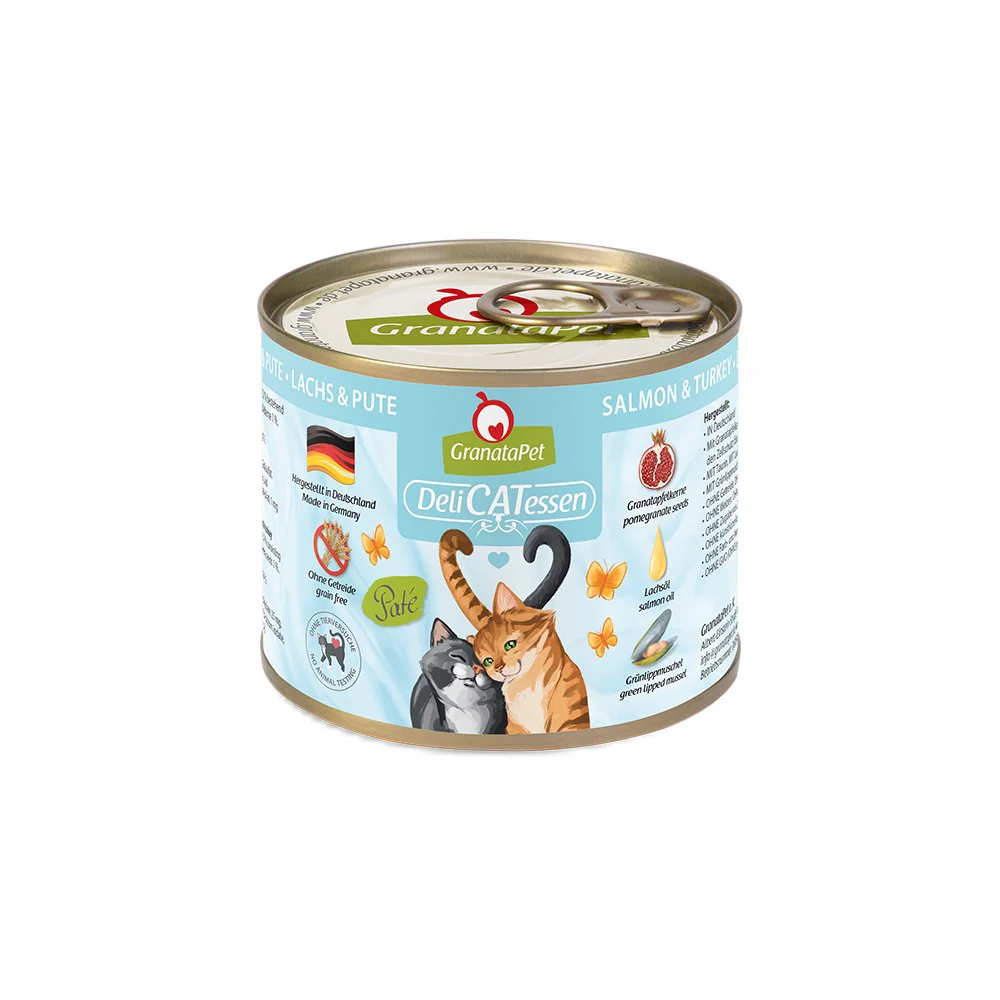 GRANATAPET Delicatessen Salmon & Turkey Cat Wet Food - Image 2