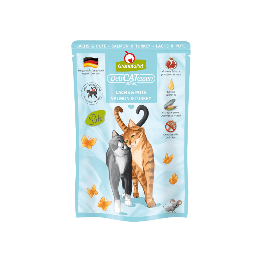 GRANATAPET Delicatessen Salmon & Turkey Cat Wet Food - Image 5