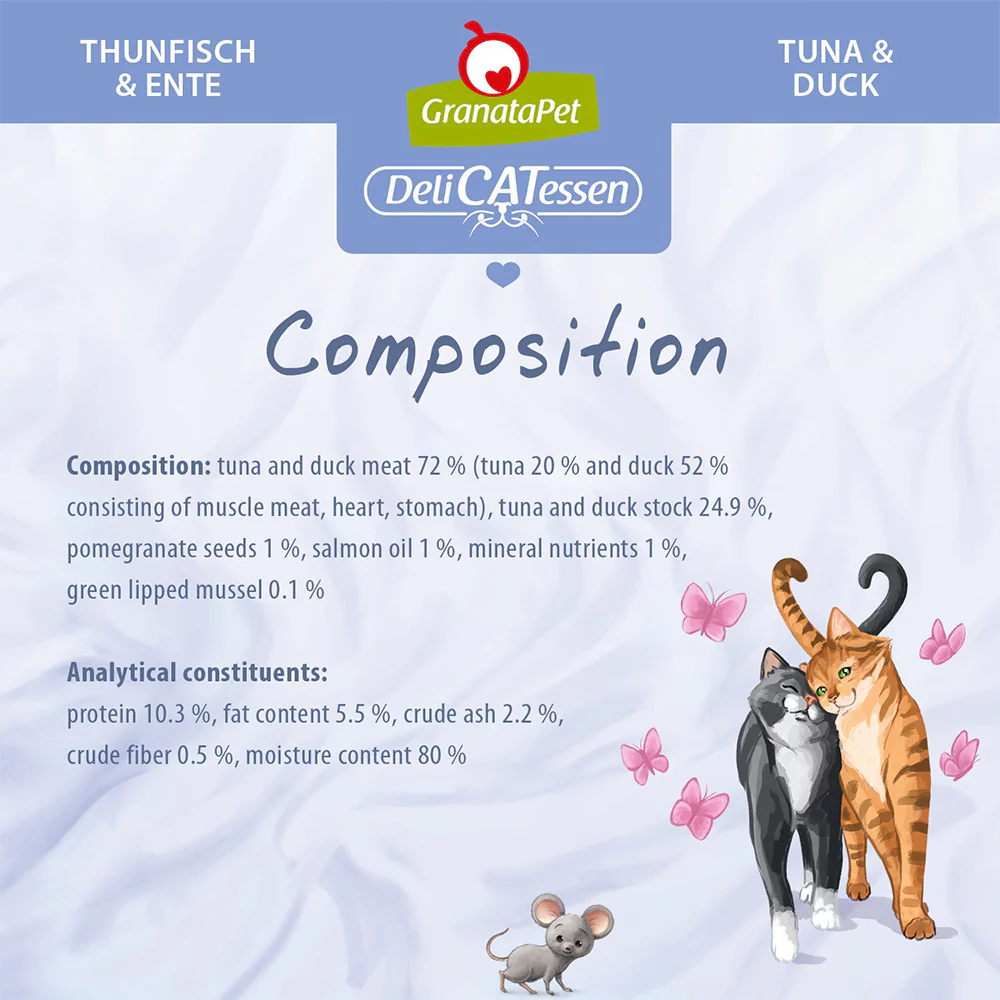 GRANATAPET Delicatessen Tuna & Duck Cat Wet Food - Image 3