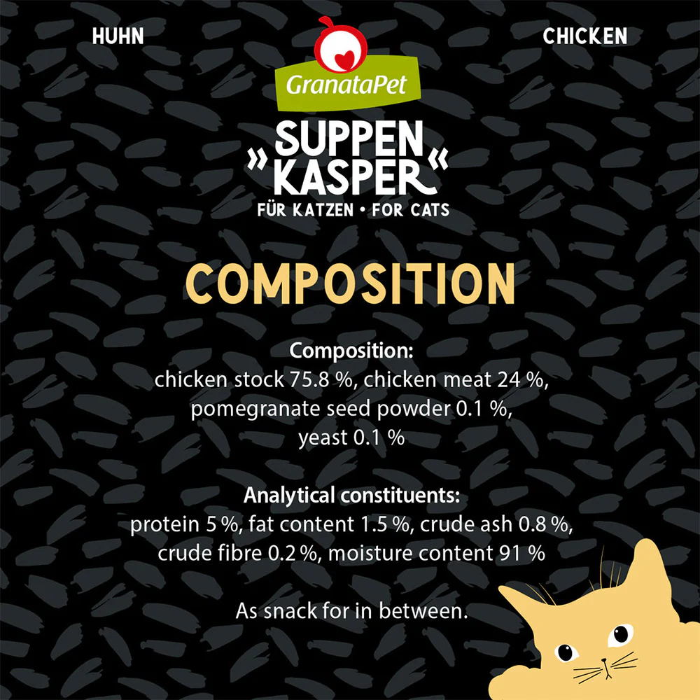 GRANATAPET Suppenkasper Chicken Pur Cat Wet Food - Image 4
