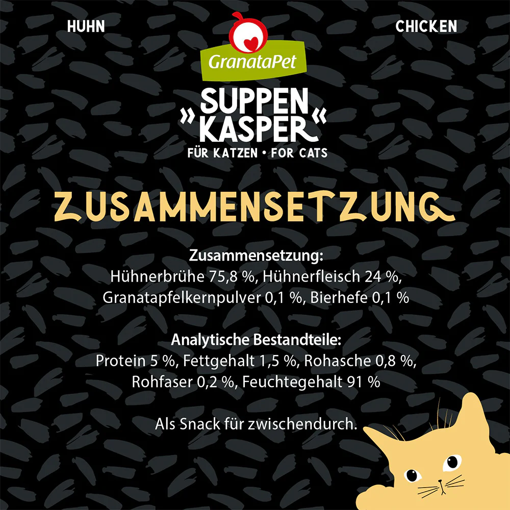 GRANATAPET Suppenkasper Chicken Pur Cat Wet Food - Image 5