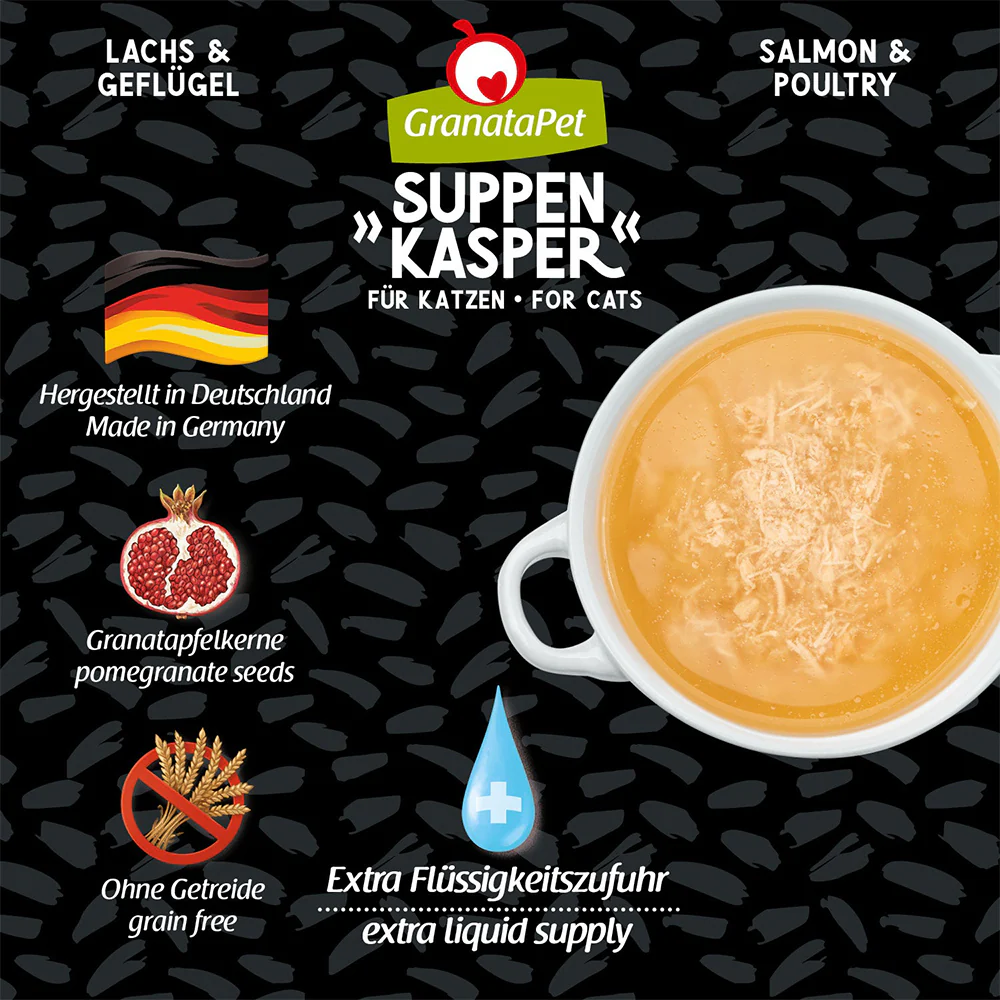 GRANATAPET Suppenkasper Salmon & Poultry Cat Wet Food - Image 3