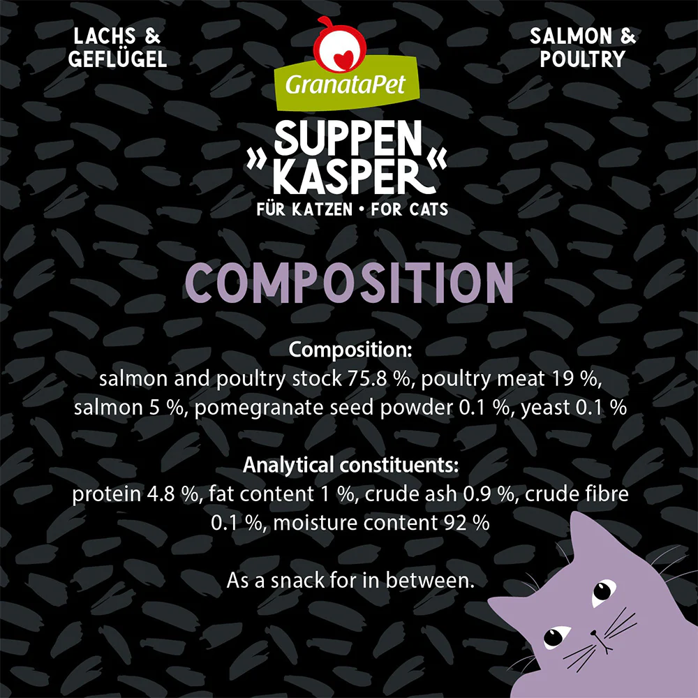 GRANATAPET Suppenkasper Salmon & Poultry Cat Wet Food - Image 4