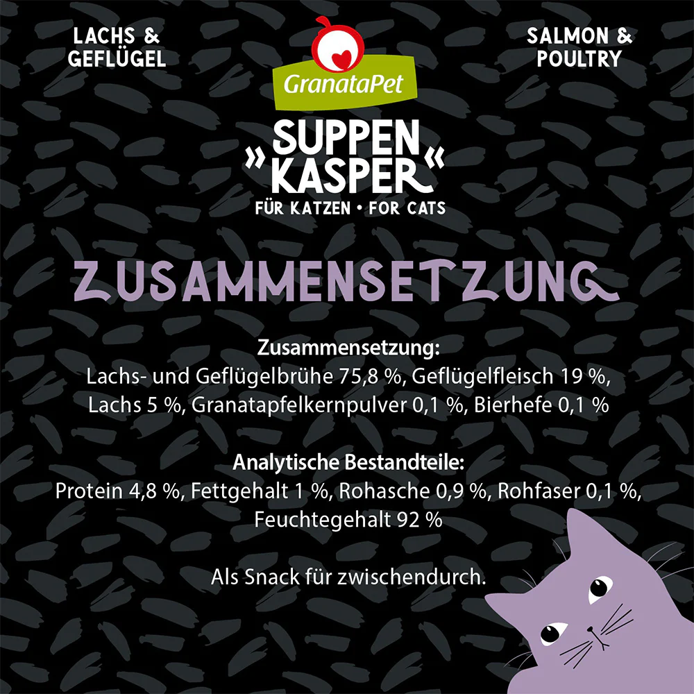GRANATAPET Suppenkasper Salmon & Poultry Cat Wet Food - Image 5