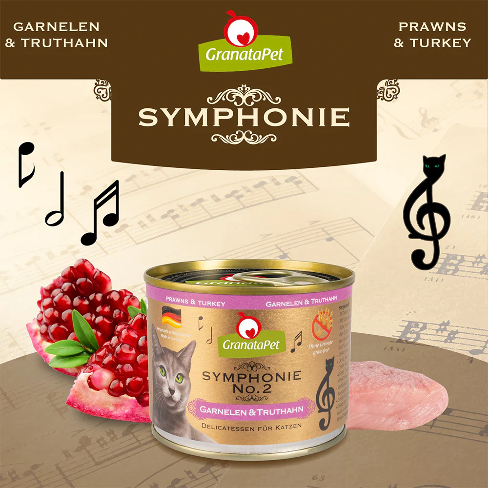 GRANATAPET Symphonie No. 2 Prawns & Turkey Cat Wet Food - Image 2